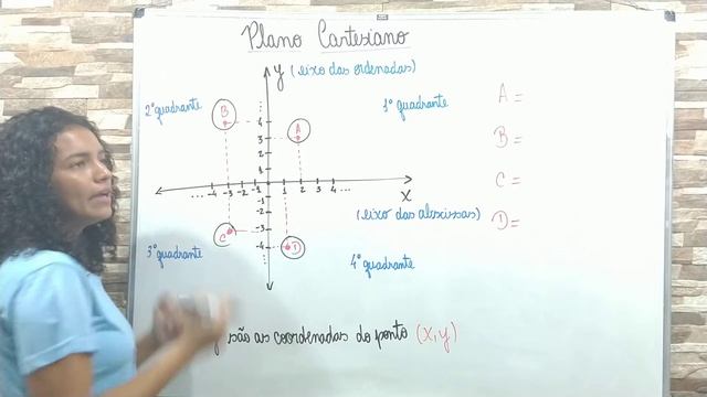 Plano Cartesiano - Eixo das Abscissas e Eixo das Ordenadas - Professora Karine Tavares смотреть онлайн