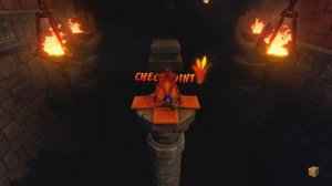 Crash Bandicoot 1 (N. Sane Trilogy) - 100% Walkthrough Part 33 [PS4] – Jaws of Darkness (Clear Gem)