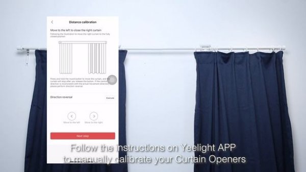 Xiaomi Yeelight Automatic Curtain Opener - O-Track - Installation Guide