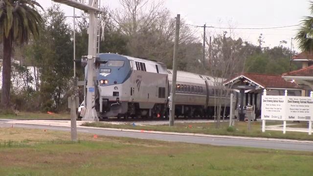 Amtrak Silver Star - Palatka FL (PAK) 02-14-2017 смотреть онлайн