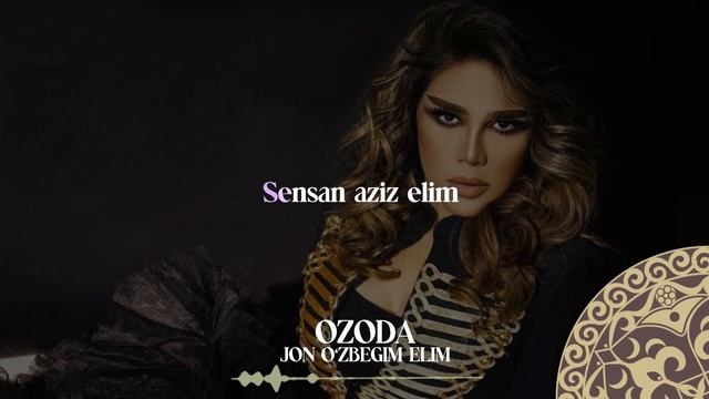 Ozoda Nursaidova - Jon O'zbegim Elim | Milliy Karaoke