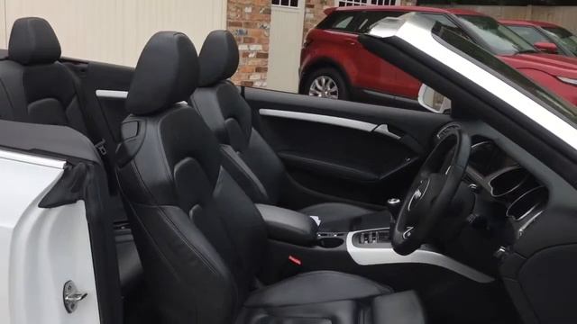 AUDI A5 TDI S LINE CONVERTIBLE FOR SALE IN IBIS WHITE смотреть онлайн