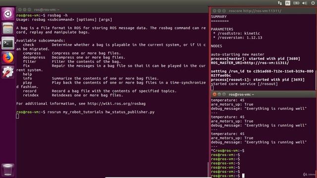 8.001 Replay a Topic With ROS Bags смотреть онлайн