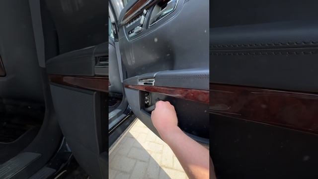 Аварийное опускание бронестекол на S-class W221 Guard B7 #w221guard #w221 #sclass #simoncarshop смотреть онлайн