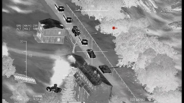 Bayraktar TB-2 destroyes armed Military Convoy in captured City - UAV Drone Footage - Arma 3 Mil-Si смотреть онлайн