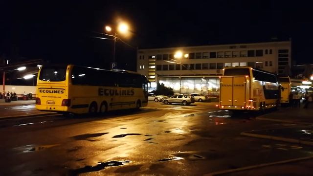 ZiS-127 3001 bus departs from Riga bus station смотреть онлайн