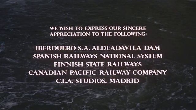 Doctor Zhivago (1965) Closing Credits смотреть онлайн