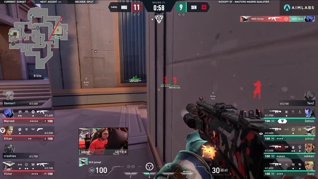 Sentinels vs NRG - HIGHLIGHTS | Winner Qualifies for Madrid | Champions Tour 2024 Americas Kickoff смотреть онлайн