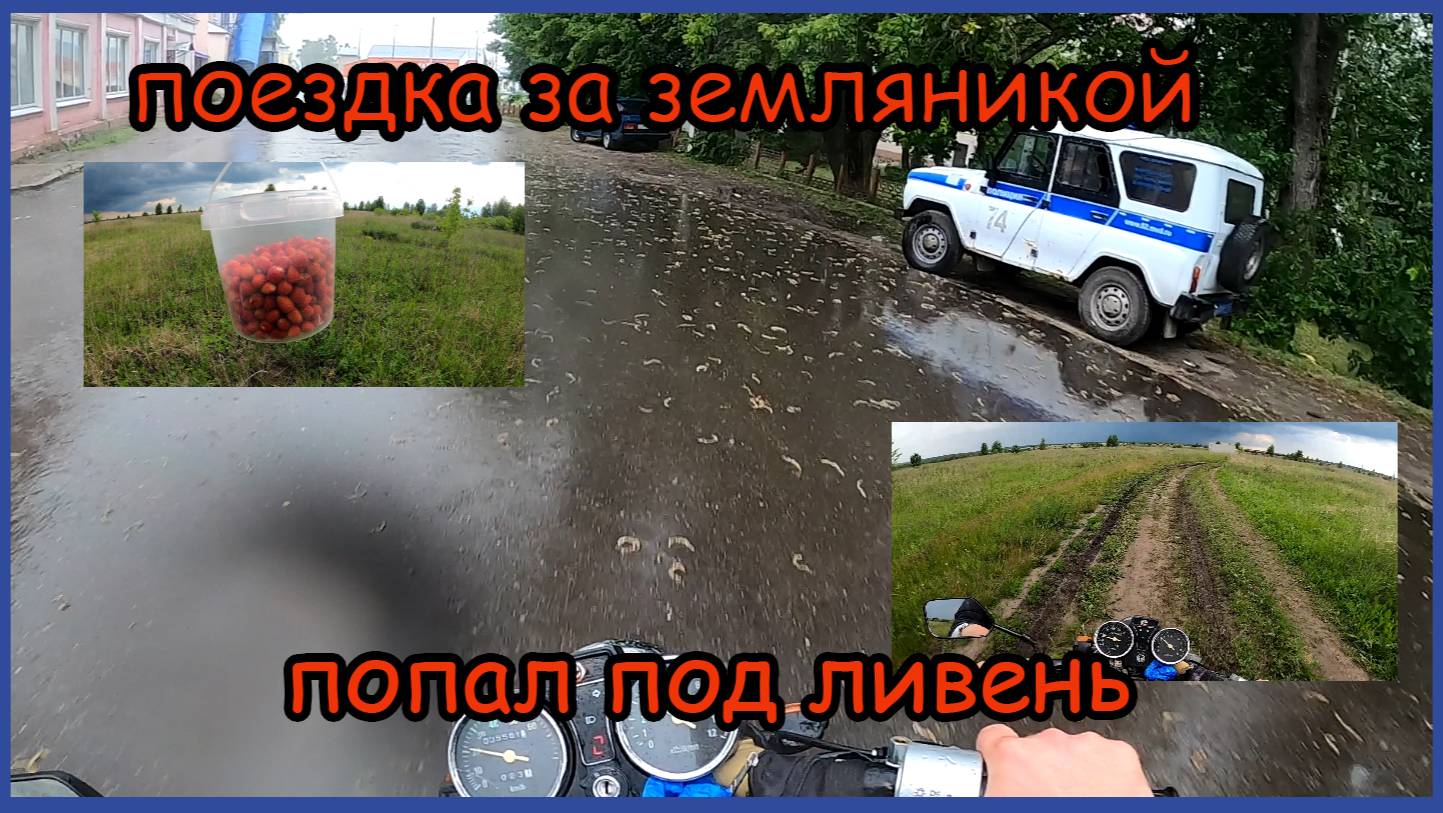 Поездка на альфе за ягодой. Попал под сильный ливень смотреть онлайн