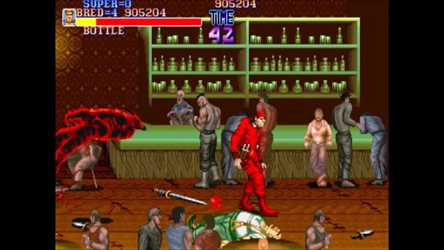 STREET SMART ( FINAL FIGHT HACK ) CAPCOM - 1989 retrogame longplay , complete game infinite credits смотреть онлайн