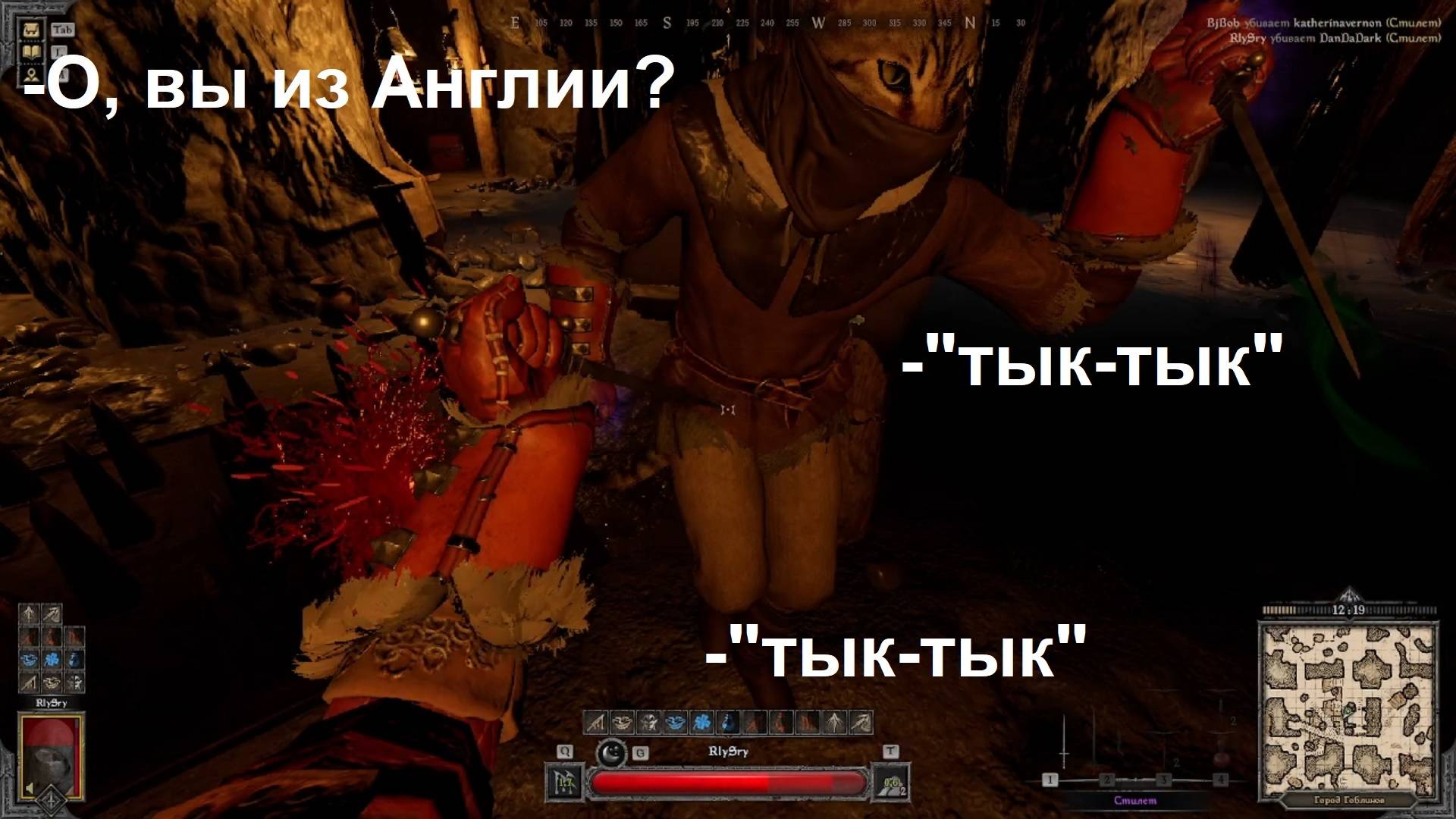 Самая обычная встреча джентльменов в переулке