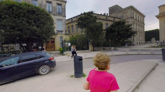 Montpellier Arc de Triomphe VR 360 travel video Монпелье, Триумфальная Арка смотреть онлайн