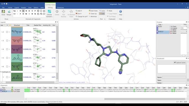 Designing new molecules in Flare смотреть онлайн