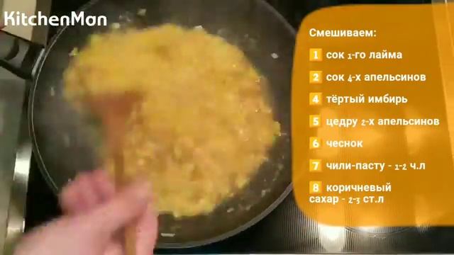 Свинина в апельсиновой глазури пошаговый рецепт смотреть онлайн