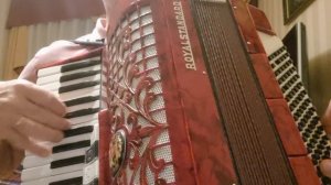 Тёмная ночь на аккордеоне