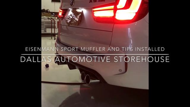 EISENMANN SPORT exhaust on X5m BMW m series power смотреть онлайн