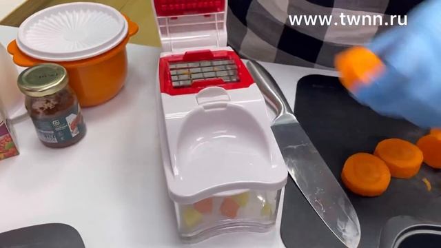 Тефтельки с овощами в соусе. Кокотницы 500 мл Tupperware смотреть онлайн
