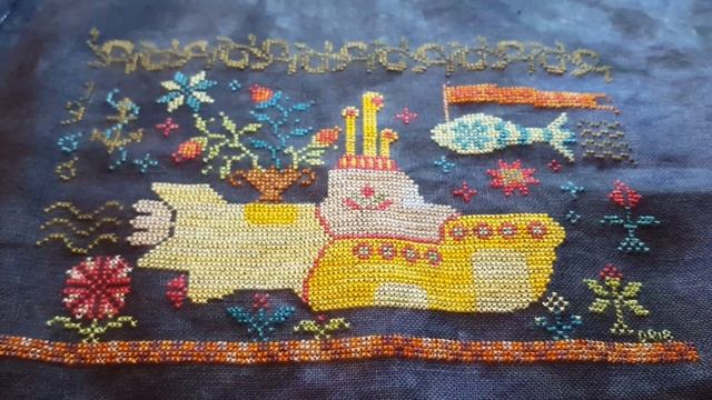 Cross Stitch #83--Color Changes on Yellow Submarine смотреть онлайн
