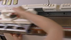 Основы вязания ажурной кареткой  LC2 для Silver Reed SK280