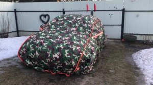 Чехол на автомобиль зимний, портативный гараж.