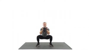 #13 Приседания с гантелей на груди. Техника выполнения.