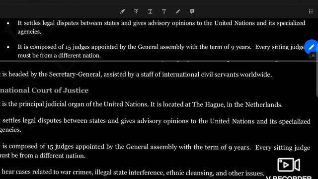 Mini points on International Organization (1) смотреть онлайн