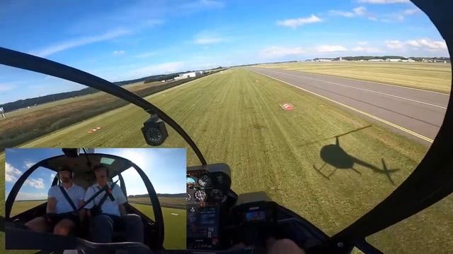 Helicopter flight training #5 - Advanced autorotations, pedalless landing - Robinson R44 смотреть онлайн