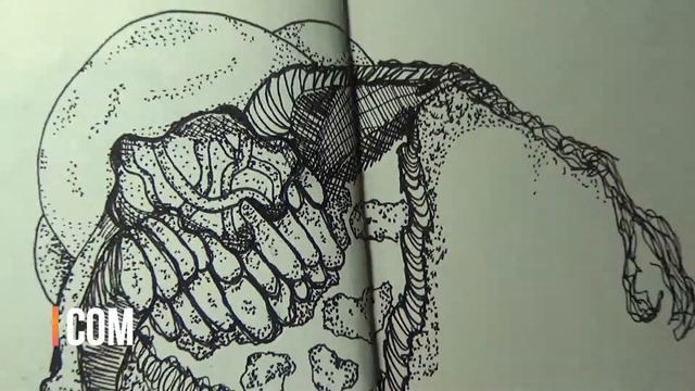 Sketchbook doodle with Pigma Micron 0.8 - Sketch 38 смотреть онлайн