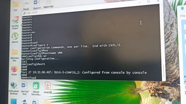 CISCO ROUTER reload command смотреть онлайн