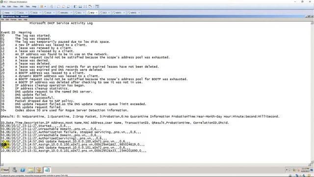 Audit DHCP Server log running Windows Server 2008 R2 смотреть онлайн