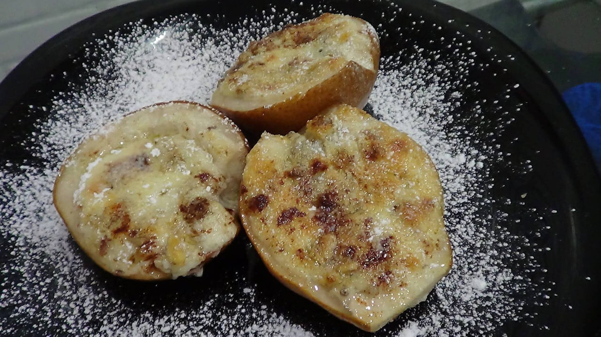 Запеченные груши с маскарпоне смотреть онлайн