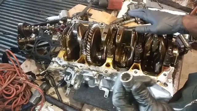 2AZ-FE/Camry engine tear down and inspection смотреть онлайн