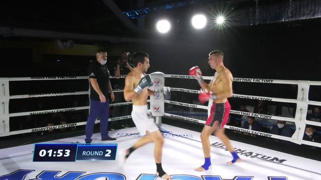 Muaythai Factory Кемерово 30.10.21 Спиридонов Дмитрий - Минькин Никита