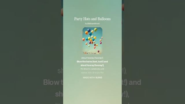 Party Hats and Balloons смотреть онлайн