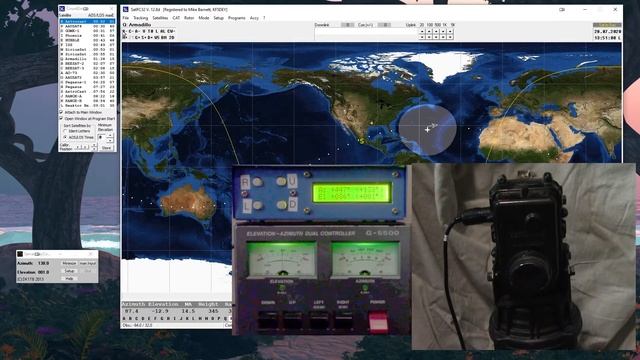 Yaesu G-5500 Ground Tracking Station Setup/Calibrate смотреть онлайн