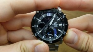 Casio Edifice ECB-20 - Setting Time and Date tutorial