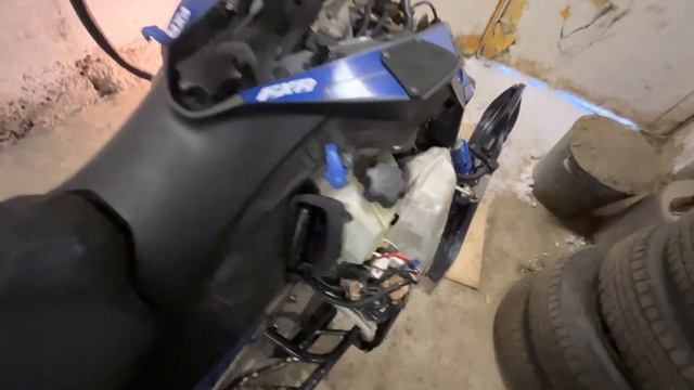 Первый выезд и поломки горного снегохода BRP Summit 800 P-tec смотреть онлайн