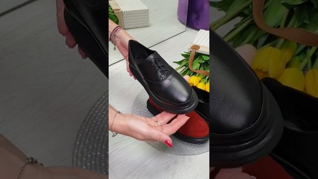 Туфли женские "Ally" на шнурках смотреть онлайн