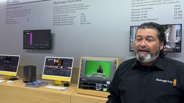 IBC 2022: Blackmagic's Bob Caniglia смотреть онлайн