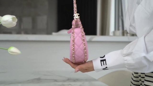 Chanel pink style moon bag .#affordable #fashiontrends#unboxing смотреть онлайн