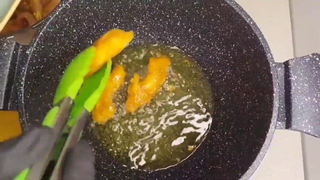 Курица в темпуре.