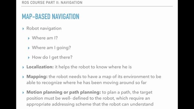 7.002 Map-based Navigation Overview смотреть онлайн