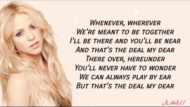 Shakira - Whenever, Wherever (Lyrics) 4k смотреть онлайн