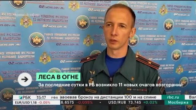 В Башкортостане продолжают гореть 16 территорий на площади 1,4 га смотреть онлайн