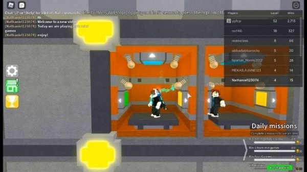 Playing the shock absorber mini game in epic mini games