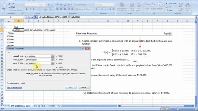 MAT 263 Excel PW Function LM Page 13 #3 смотреть онлайн