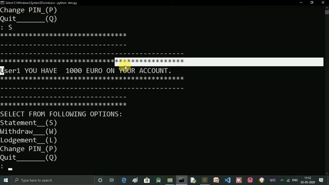 Automatic teller machine (Atm) System in Python Project || PythonEpoint Tutorial смотреть онлайн