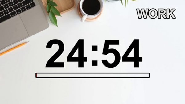 1H Pomodoro Technique | Study Timer 2x 25 Min | Focus Session