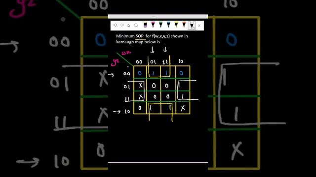 Gate 2022 Question On Kmap Slove under 1 min #cse #gate #exam смотреть онлайн