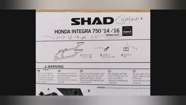 تركيب شنط SH46 & SH23 من شركة SHAD على همام INTEGRA NC750D 2019 الجزء الأول смотреть онлайн